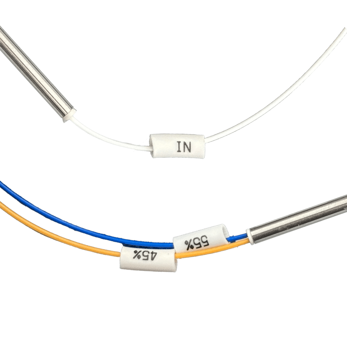 Desbalanceado 1x2 55-45 FBT sin-Conectores Divisor EPON GPON XGPON 2