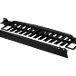 Guia de Cables Furukawa RAD-1F horizontal cerrada plastica para rack 1U - Miniatura 4