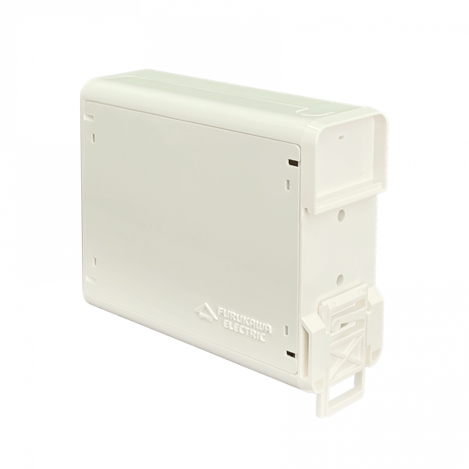 Caja DIN Furukawa BOX-6DIN para 6 manguitos fibra 2 placas plastica 1