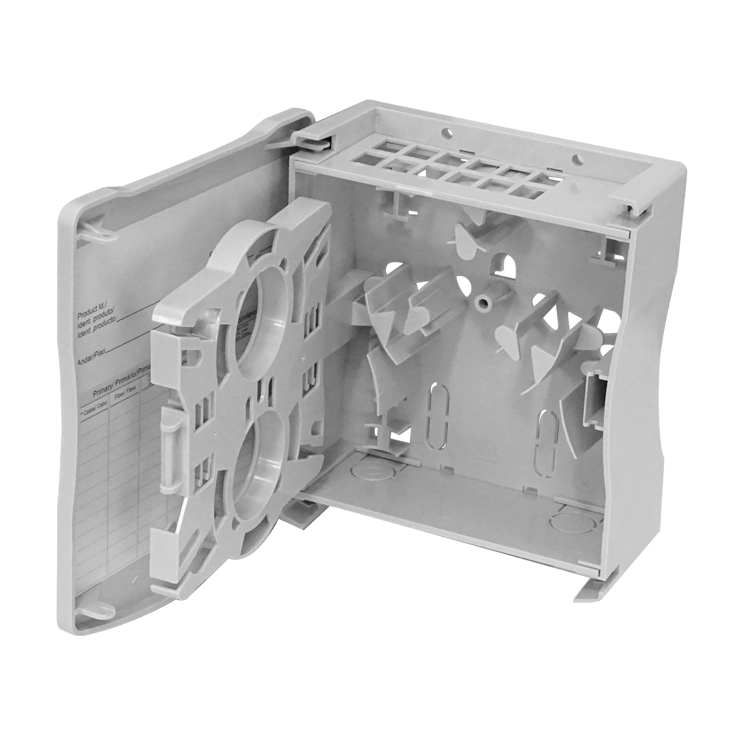 Caja NAP Furukawa CFR-B12 12 manguitos IP30 gris IK05 2