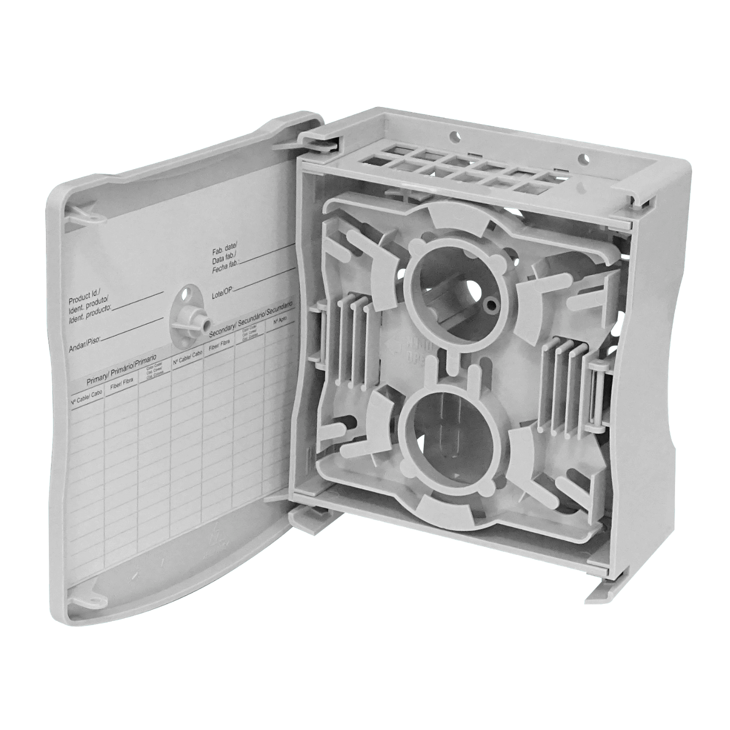 Caja NAP Furukawa CFR-B12 12 manguitos IP30 gris IK05 6
