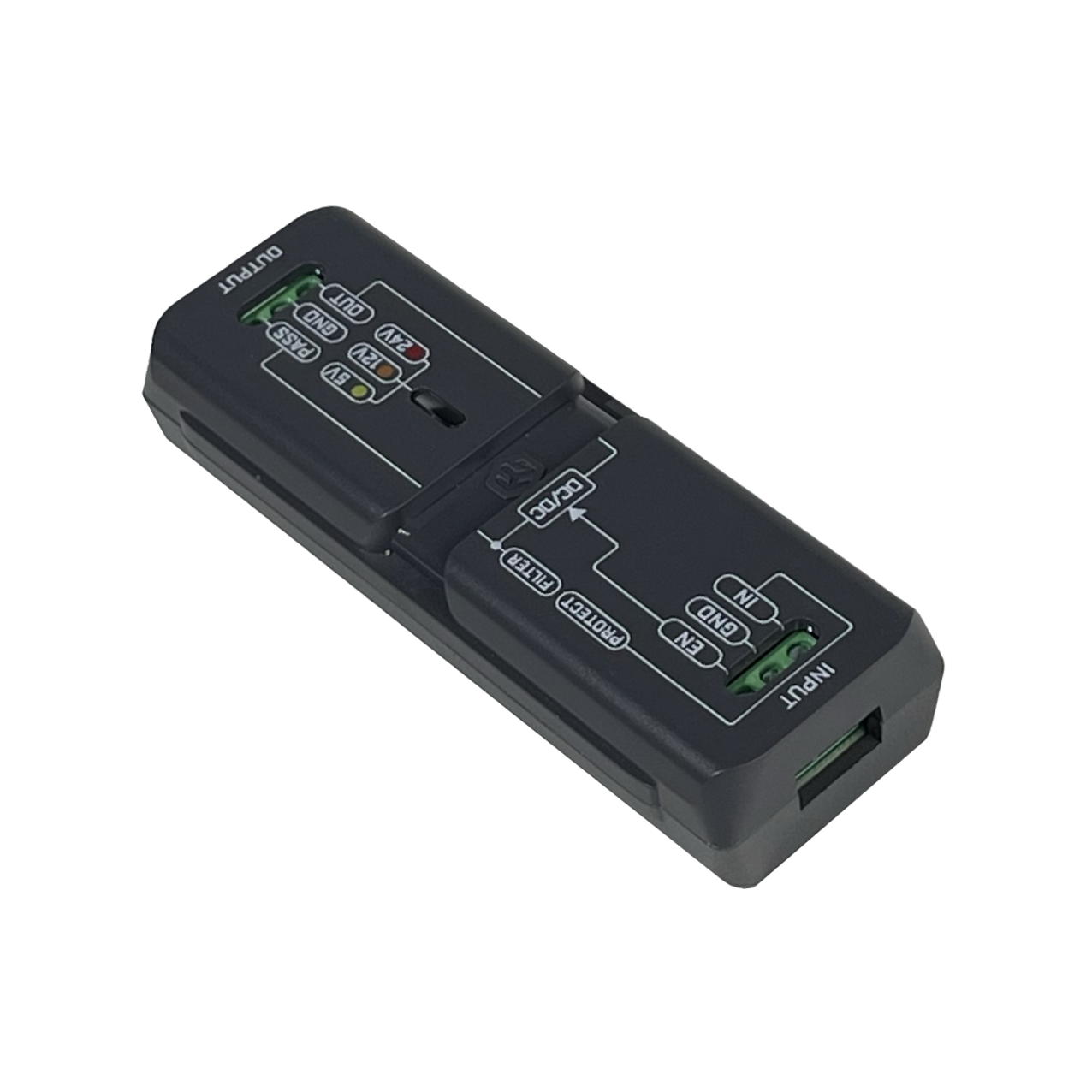 Adaptador de Poder Automotriz MikroTik APA-1, Protección Sobretensión, Seguro para LtAP y Vehículos 1