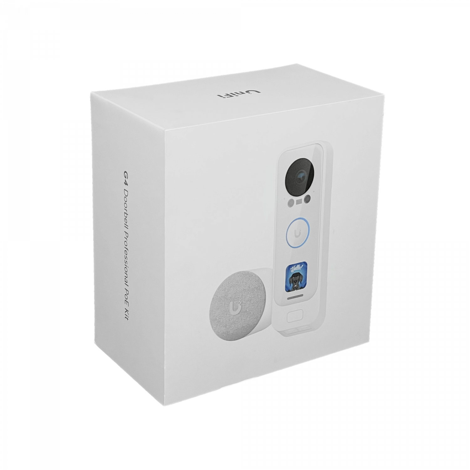 Timbre Inteligente con PoE y Cámara Dual G4 Doorbell Pro PoE Kit, Mic y altavoz integrados, Blanco 1