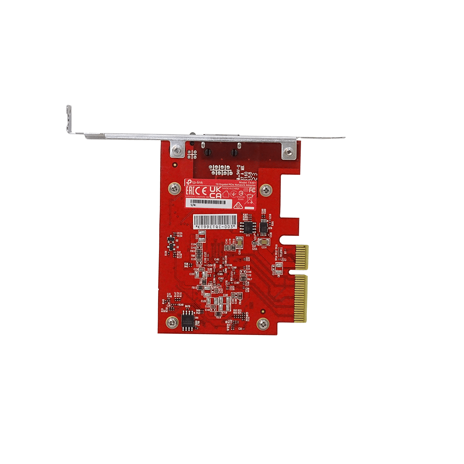 Adaptador de red PCIe 3.0 Slot to 10 Gigabit Ethernet TP-Link TX401 V1 3
