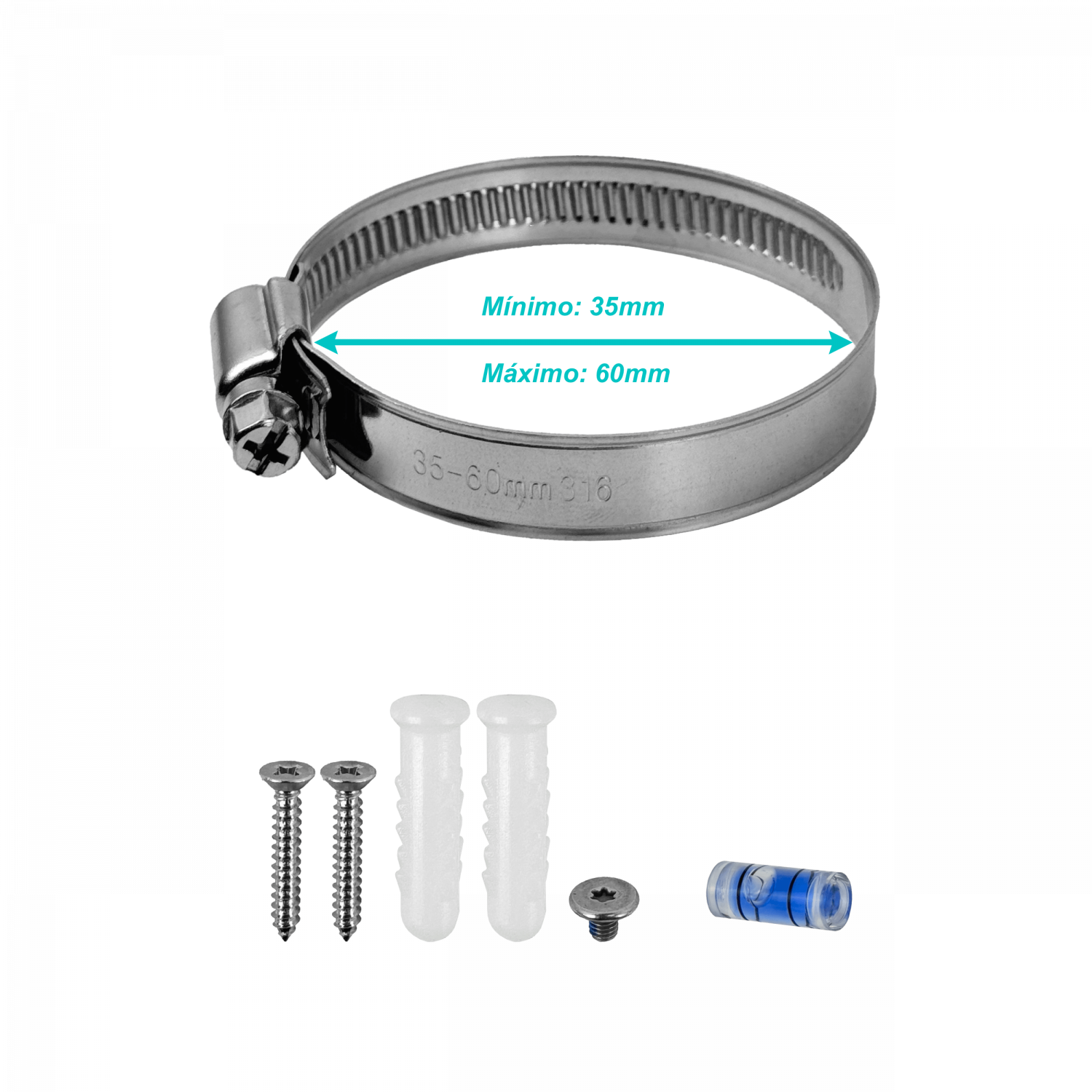 Caja de Reserva para Fibra Óptica con Alivio de Tensión, Exterior, UV y Poste 35-60mm Ubiquiti UF-KI 9