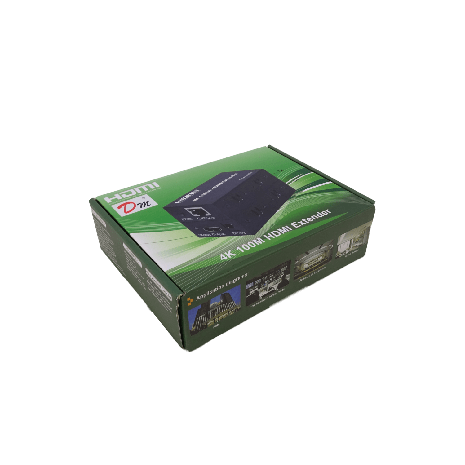HDMI 4k Extension-UTP CAT5E/CAT6 100mts inc-12V-1A 5