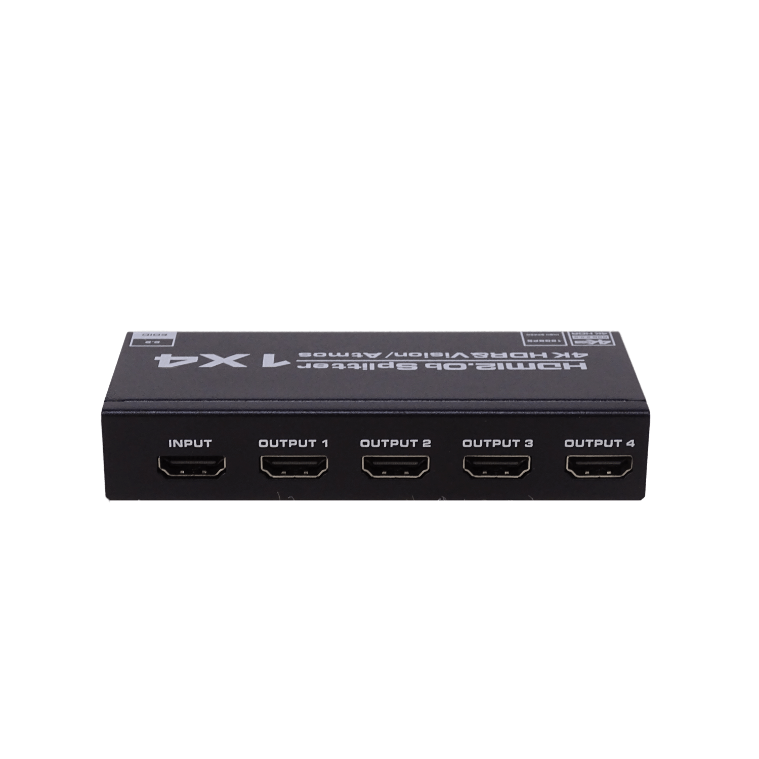 Splitter HDMI 1x4 4K 60Hz, 1 Entrada / 4 Salidas, v2.0 con Fuente 5V 2.1A 4