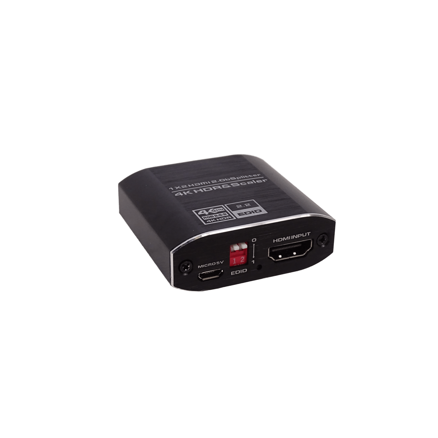 Splitter HDMI 1x2 4K 60Hz, 1 Entrada / 2 Salidas, v2.0 con Fuente 5V 1A 2