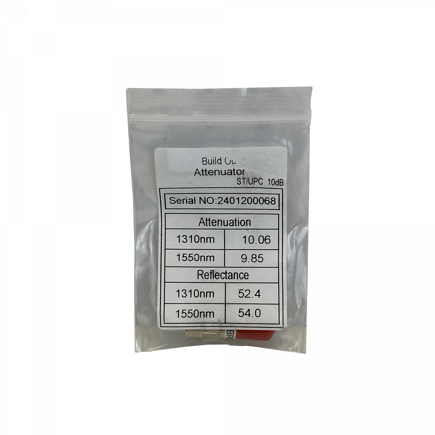 Atenuador de Fibra Óptica Monomodo ST/UPC 10dB ATST-10 - LK 1