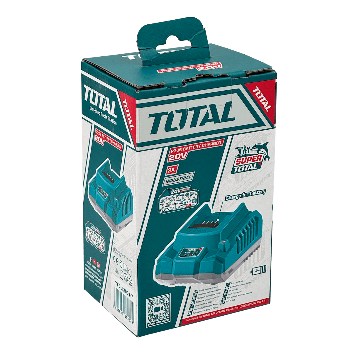 Cargador bateria Total CARGA-20V P20S 20V inteligente 3
