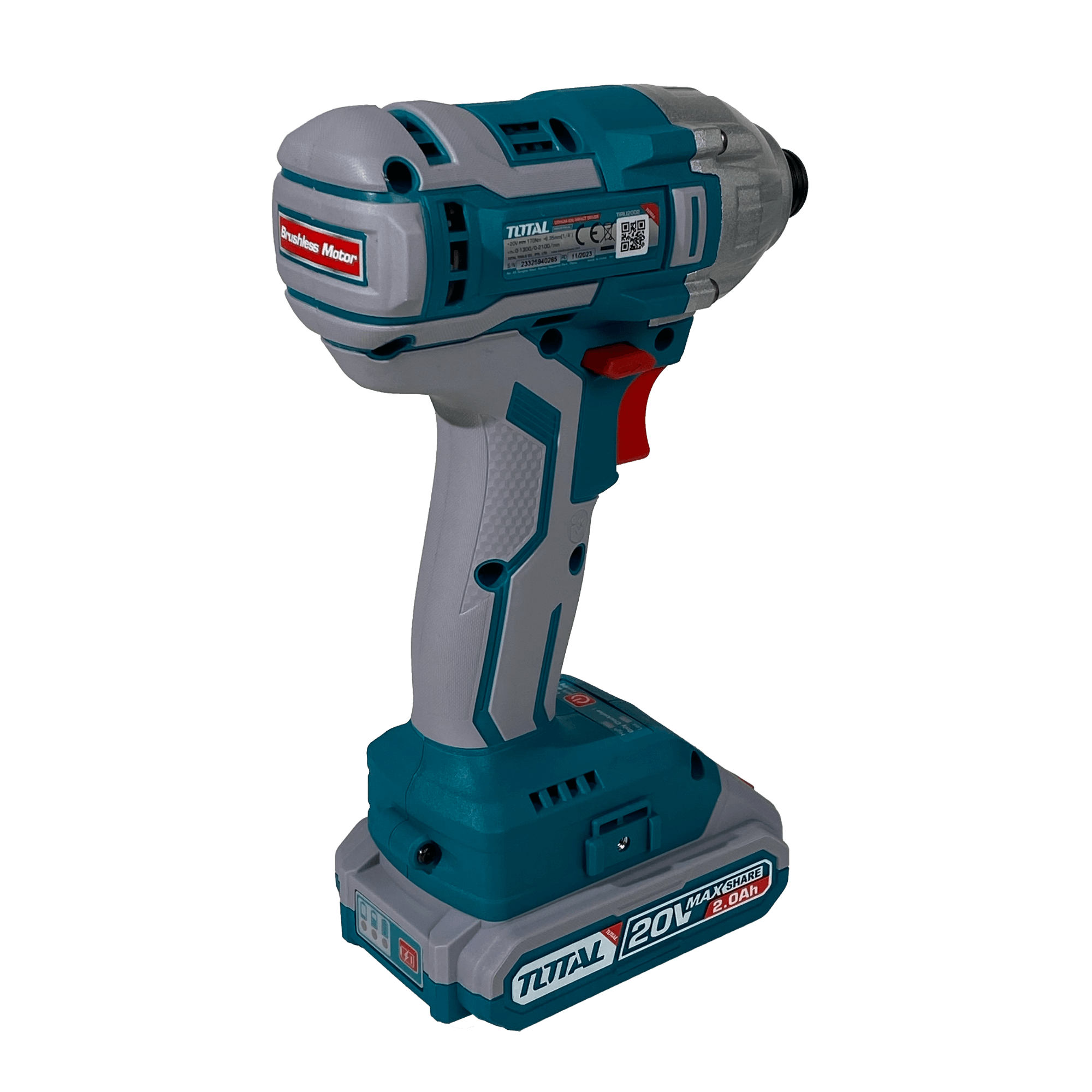 Atornillador impacto Total IMPAC-20V inalambrico hex 1-4 3