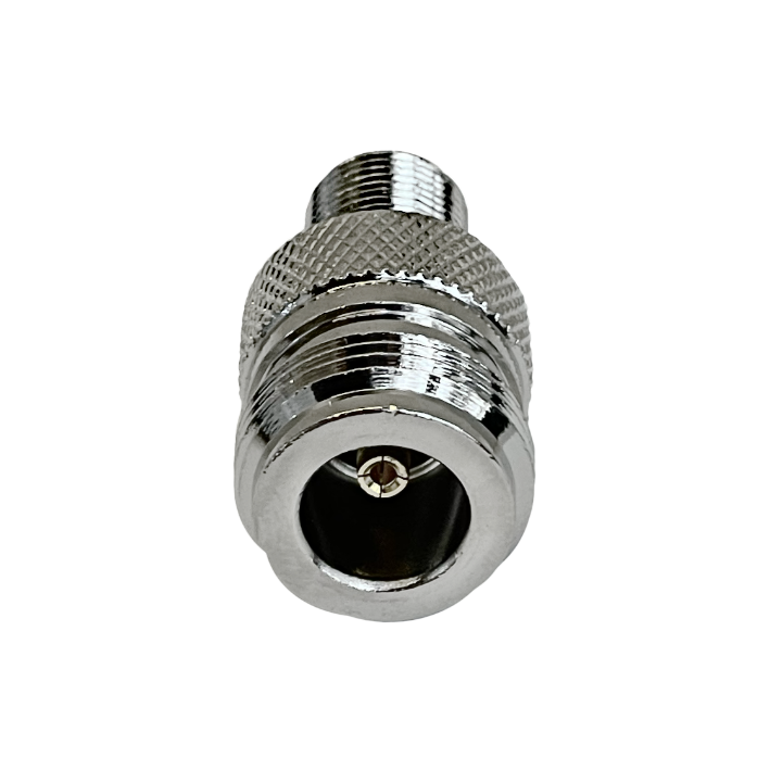 Adaptador Coaxial N Hembra a F Hembra Tipo Copla RF 1