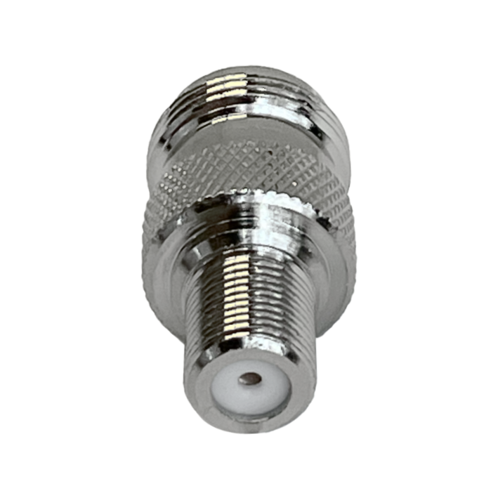 Adaptador Coaxial N Hembra a F Hembra Tipo Copla RF 2