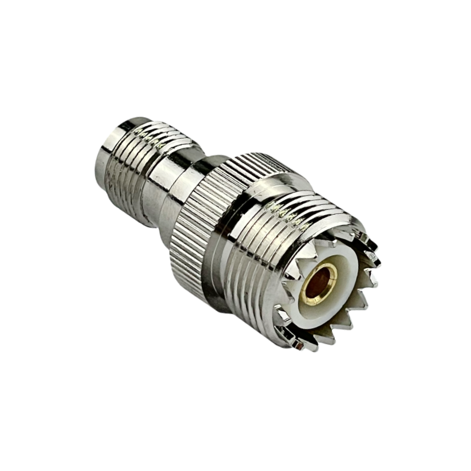 Adaptador Coaxial UHF Hembra a TNC Hembra Tipo Copla 2
