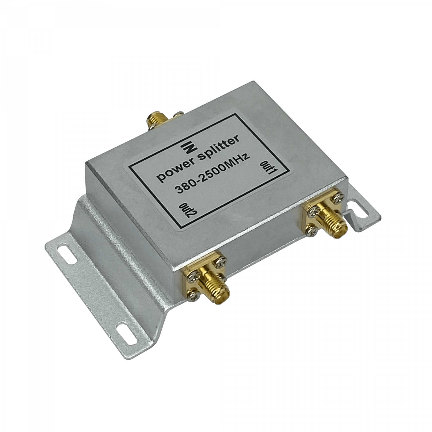 Divisor de Potencia RF SCW02 1x2, 0.4GHz–2.5GHz, Conectores SMA-H, Rango 380–2500MHz 2
