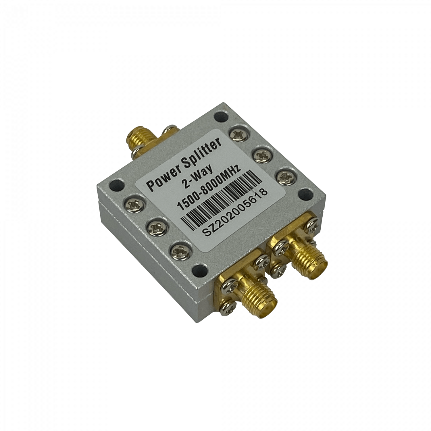Divisor de Potencia RF SCW28S 1x2, 1.5GHz–8GHz, Conectores SMA-H, Alta Frecuencia 2