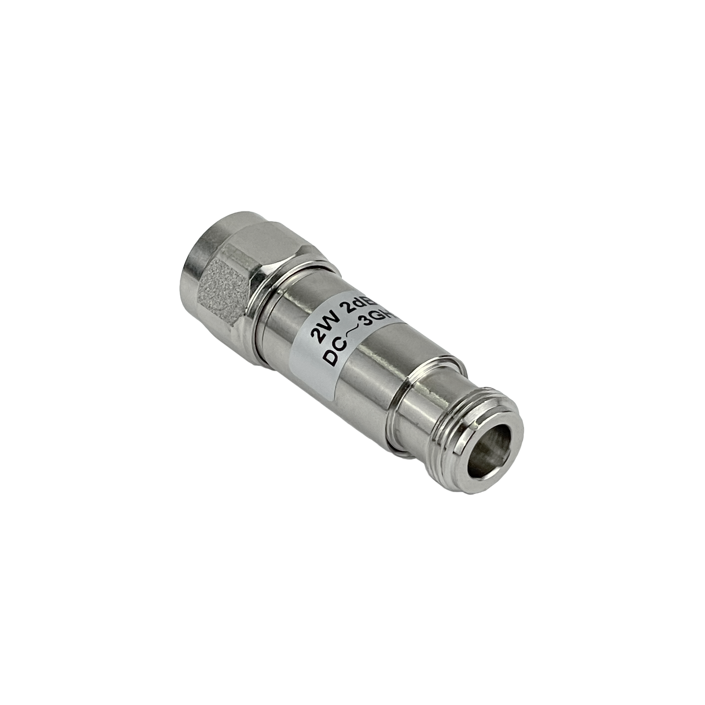 Atenuador 2dB 2W 0-3GHz N-Macho N-Hembra Copla 1