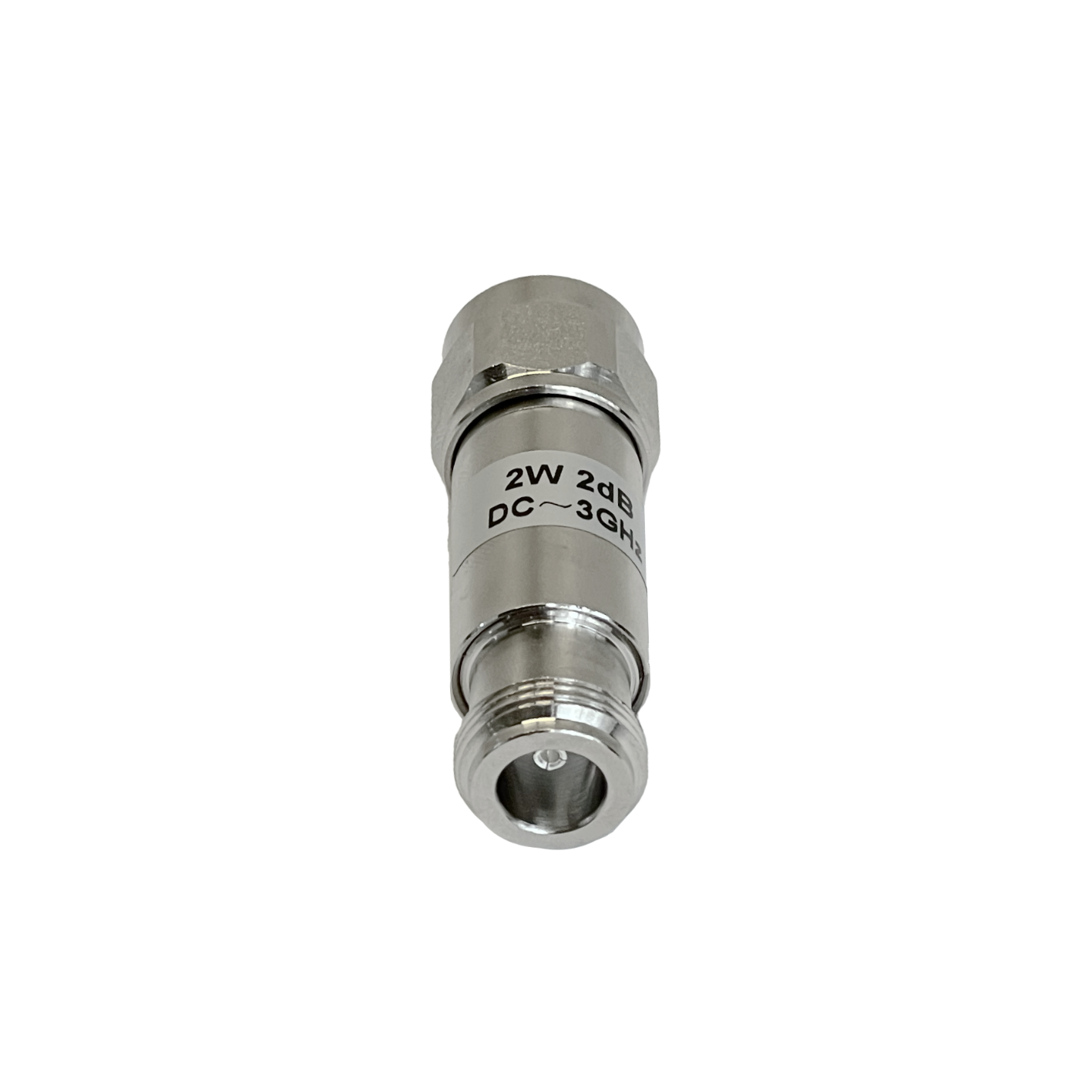 Atenuador 2dB 2W 0-3GHz N-Macho N-Hembra Copla 2