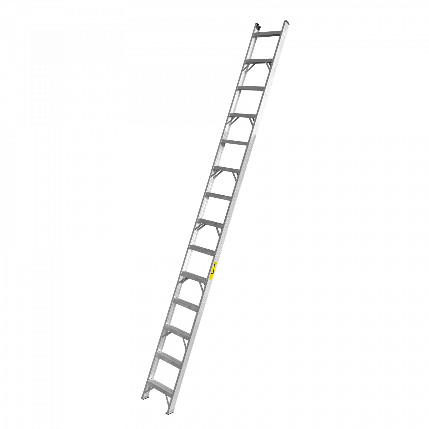 4,2mt 140kg Recta Aluminio 14-Peldano Escalera 4.28mt Escala 2