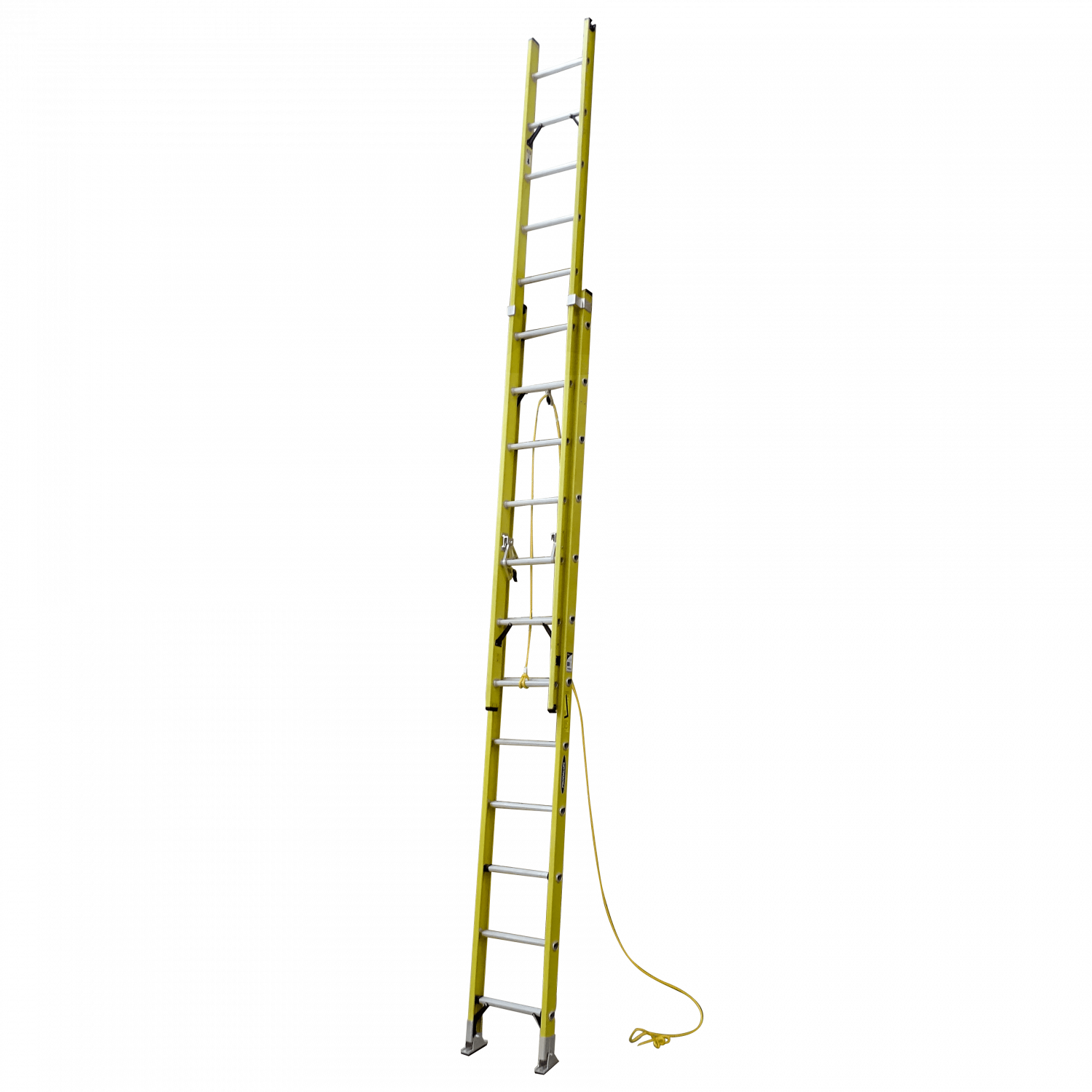 3,6-7,5mt 140kg Telescopica Fibra de Vidrio 24-Peldano Escalera 2