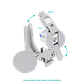 Modulo Vacio Furukawa KDIN-F para riel DIN 1 puerto keystone - Miniatura 4