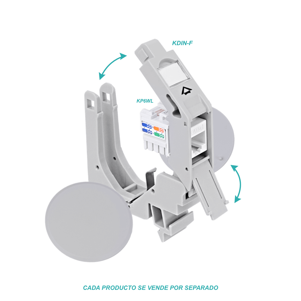 Modulo Vacio Furukawa KDIN-F para riel DIN 1 puerto keystone 4