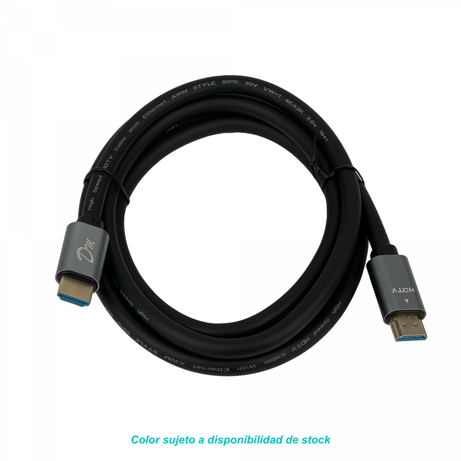 Cable HDMI 1.5m 4K 2160p v2.0, HDMI-M a HDMI-M, Negro, 60Hz 2