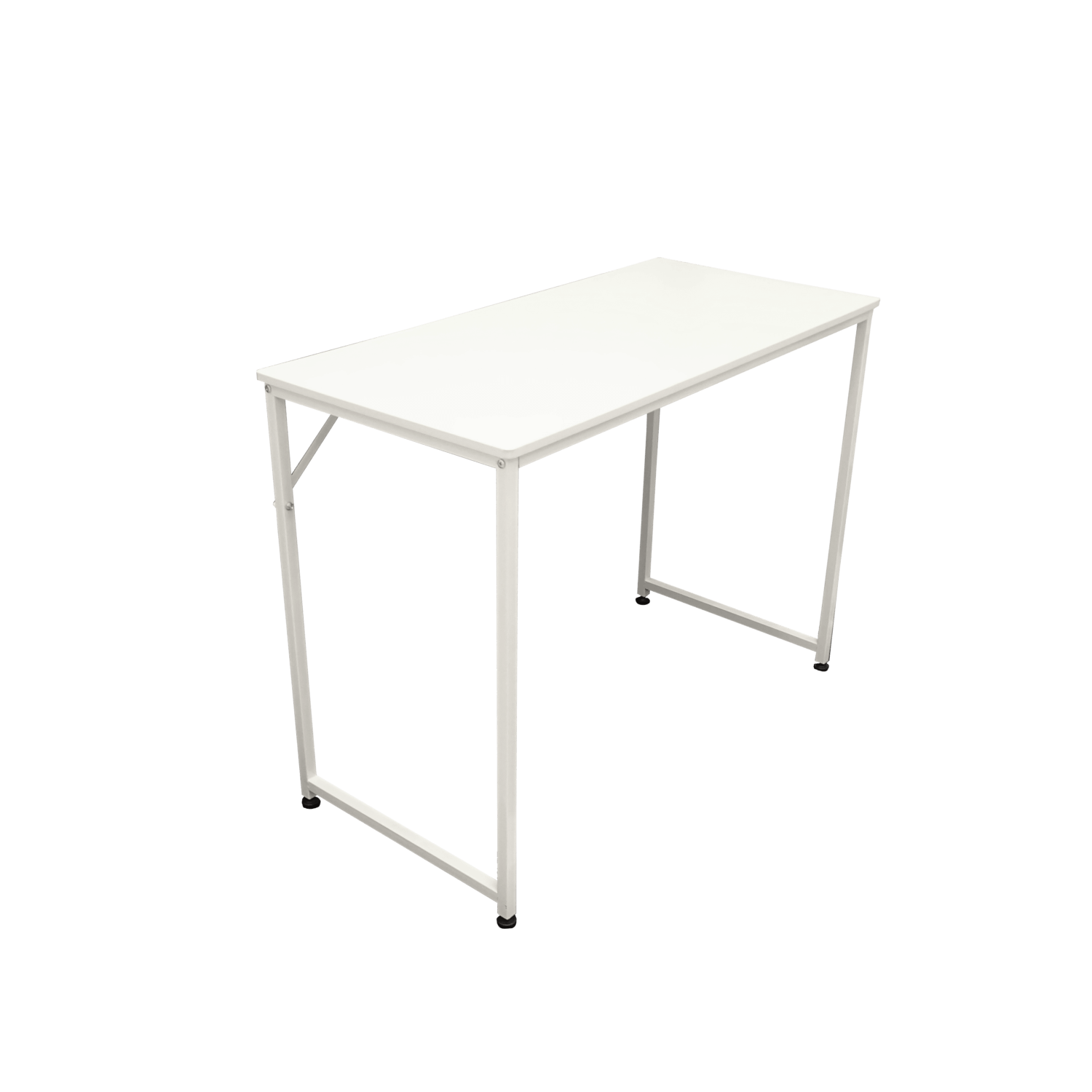 Mesa armable escritorio 100x48x75cm Cubierta de 12mm MDF Patas-Acero 2