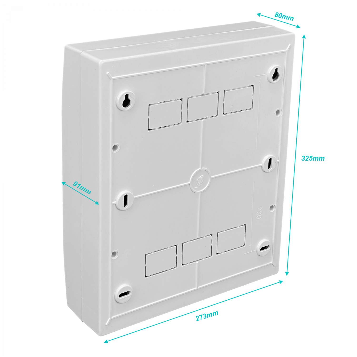 Tablero LEXO Sobreponer LSZH 24 Módulos Riel DIN IP41 IK08 Ref 5399124 3
