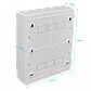 Tablero LEXO Sobreponer LSZH 24 Módulos Riel DIN IP41 IK08 Ref 5399124 - Miniatura 3