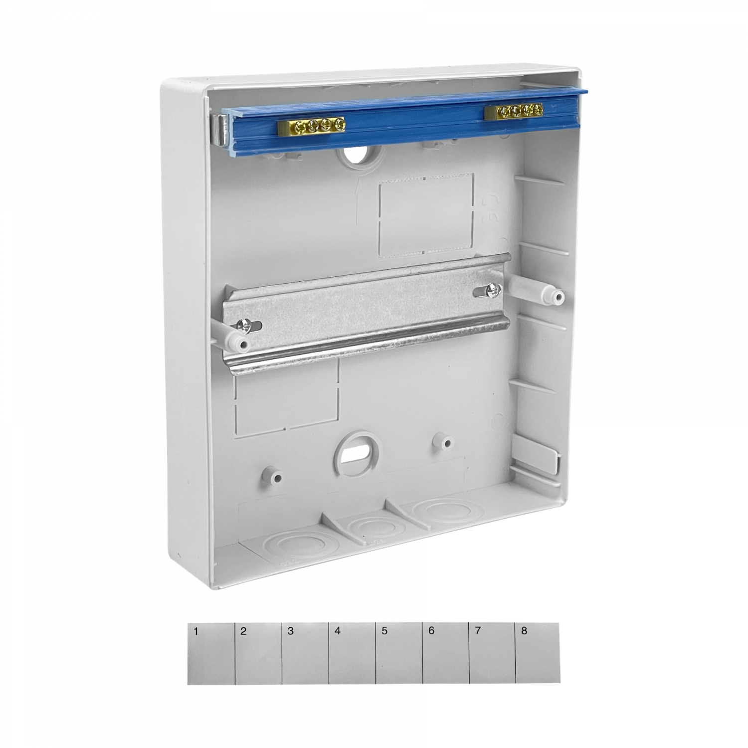 LEXO Tablero Sobreponer LSZH 8 Modulos Riel Din IP41 IK08 5399108 3