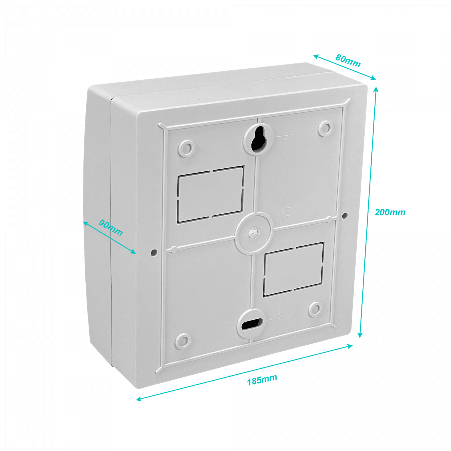 LEXO Tablero Sobreponer LSZH 8 Modulos Riel Din IP41 IK08 5399108 4