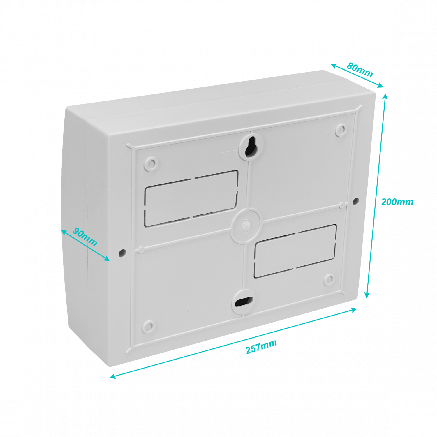 Tablero LEXO Sobreponer LSZH 12 Módulos Riel DIN IP41 IK08 Ref 5399112 5