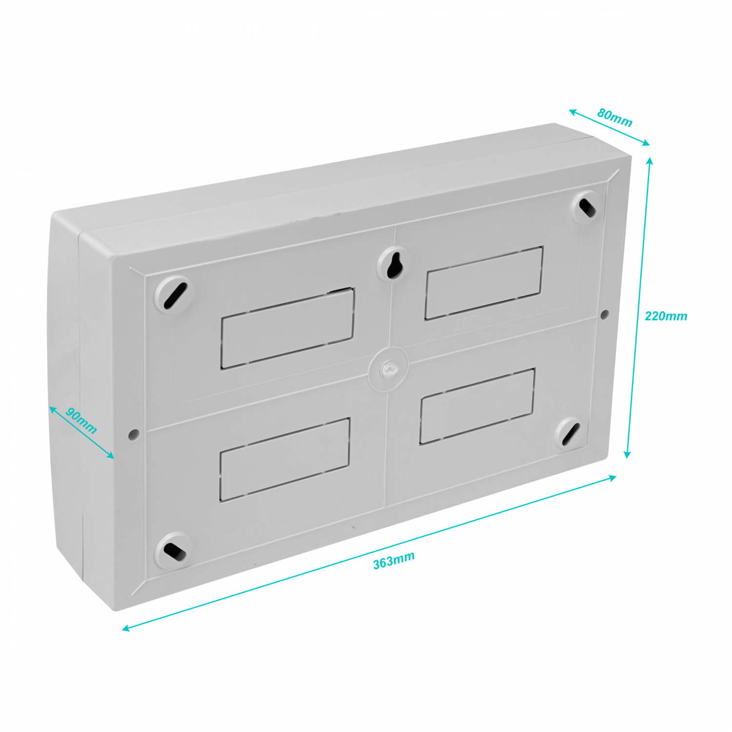 LEXO Tablero Sobreponer LSZH 18 Modulos Riel Din IP41 IK08 5399118 1