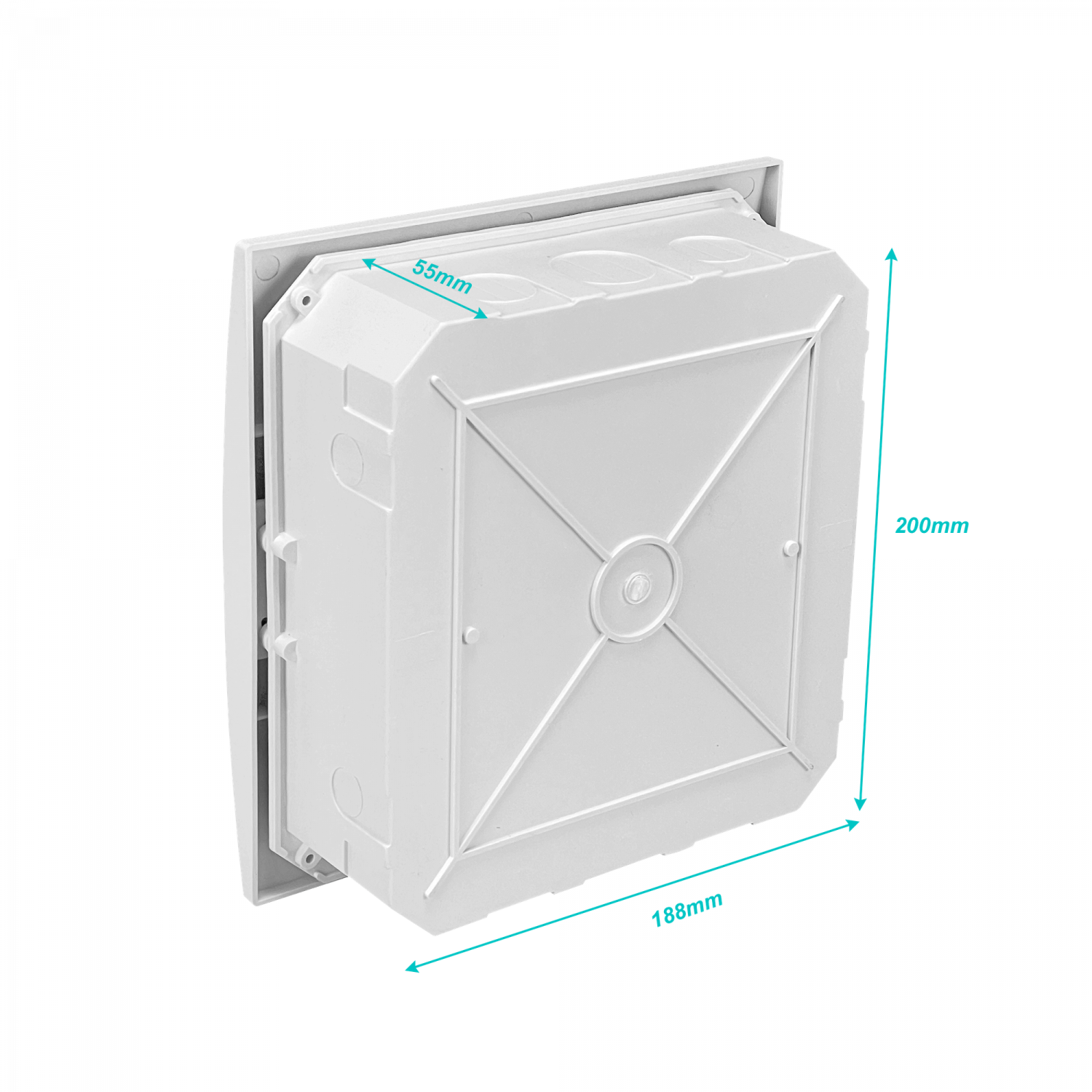 Tablero LEXO Empotrable LSZH 8 Módulos Riel DIN IP41 IK08 Ref 5396508 2
