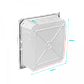 Tablero LEXO Empotrable LSZH 8 Módulos Riel DIN IP41 IK08 Ref 5396508 - Miniatura 2