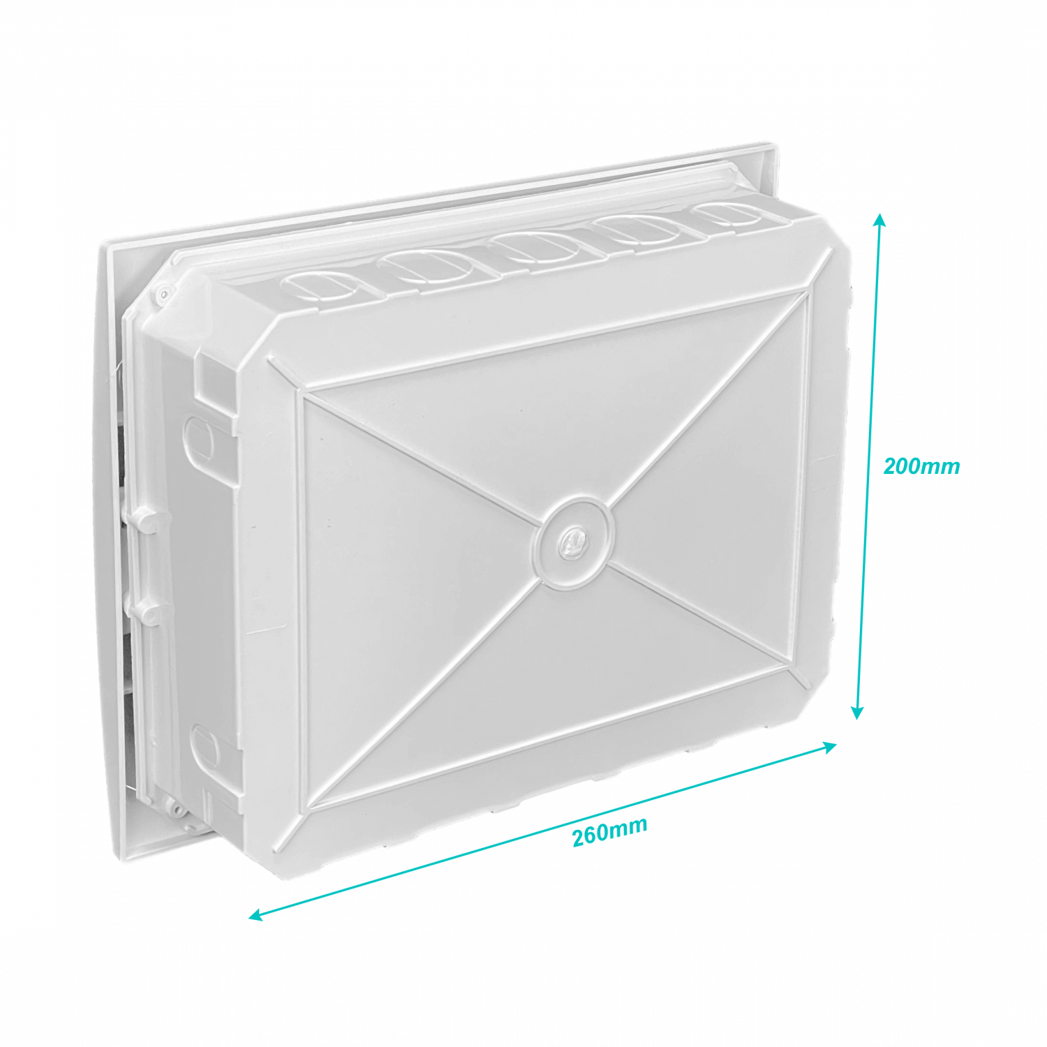 LEXO Tablero Embutido LSZH 12 Modulos Riel Din IP41 IK08 5396512 3