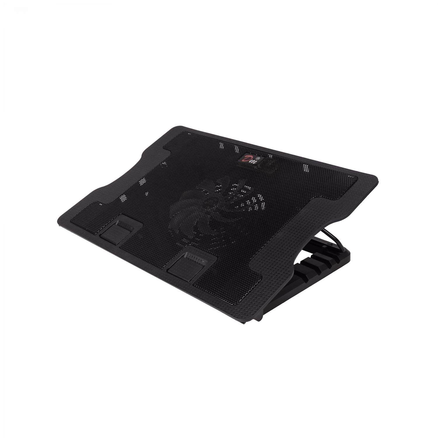 Soporte ajustable con ventilador Negro para Portatil 9