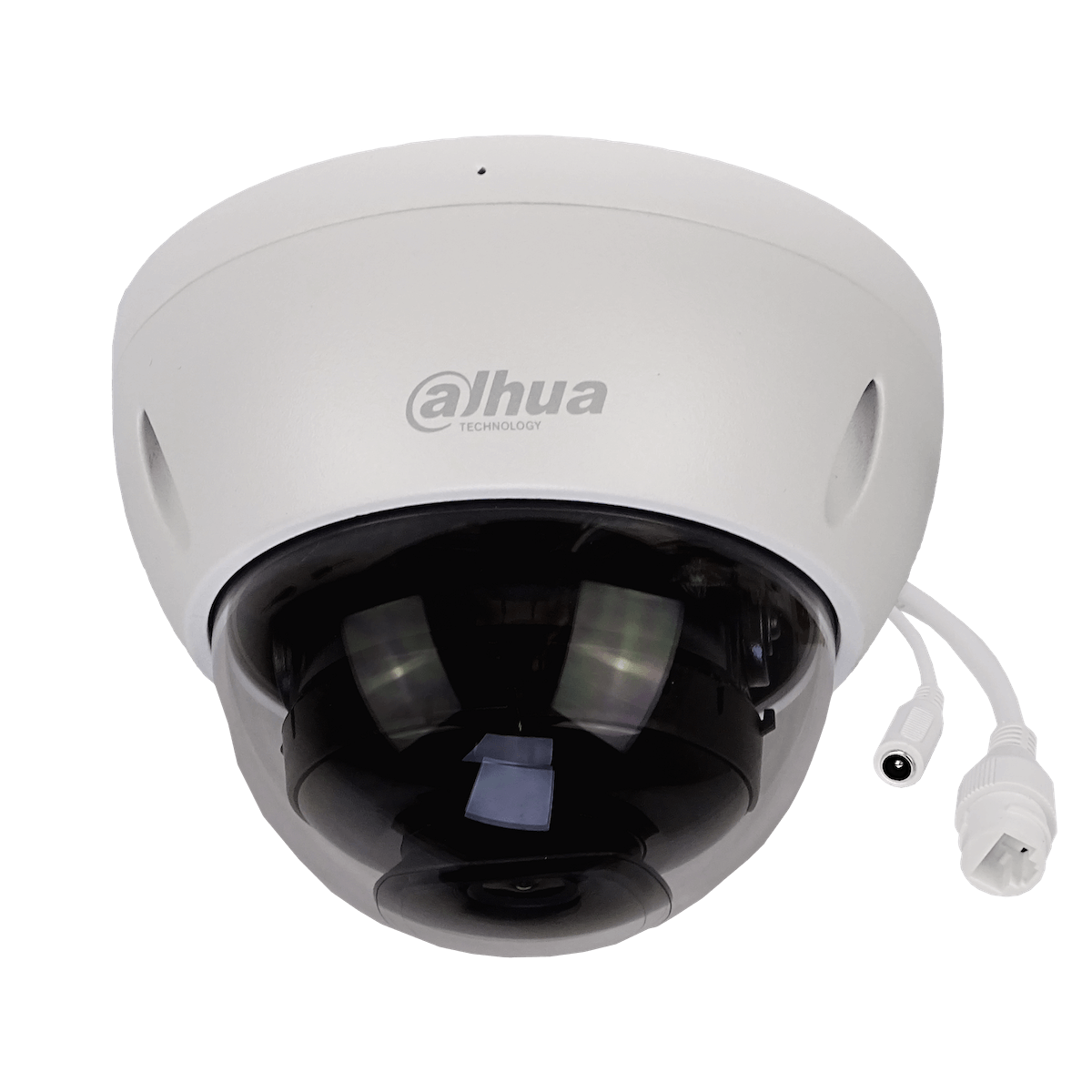 Cámara Domo Dahua 4MP Fijo 2.8mm PoE IR30m IP67 IK10 WizSense 2