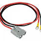 Cable Anderson-Terminal Ojo-8mm 50A Largo-100Cm - Miniatura 1