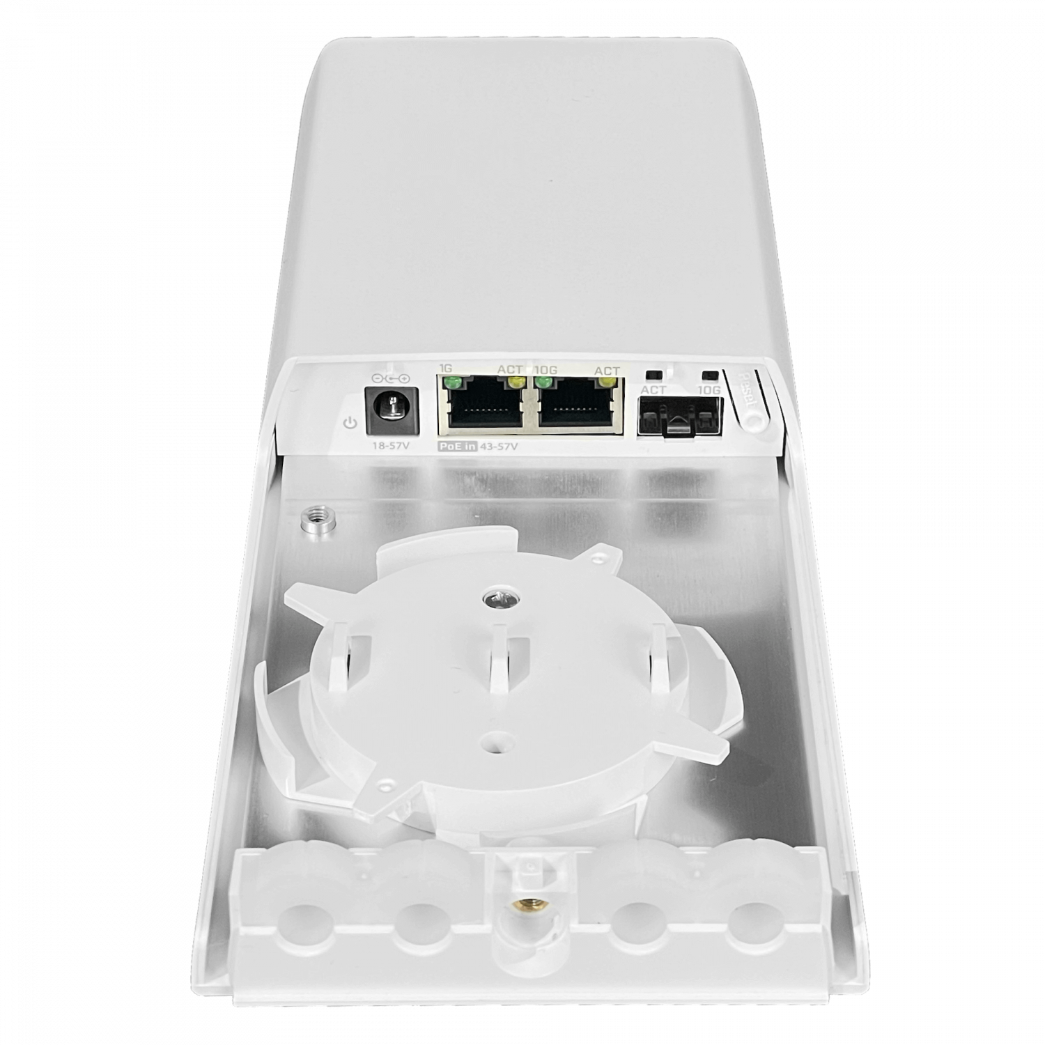 Convertidor MikroTik FTC11XG SFP+10 2-1G/10G PoE-in 43-57V PoE L4 3