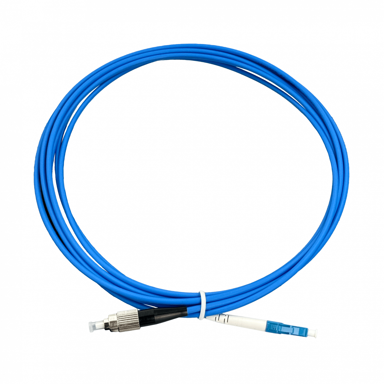 LSZH Blindado 3mt LC-FC SM Simplex Jumper Cable Fibra 3.0mm 9/125um 2