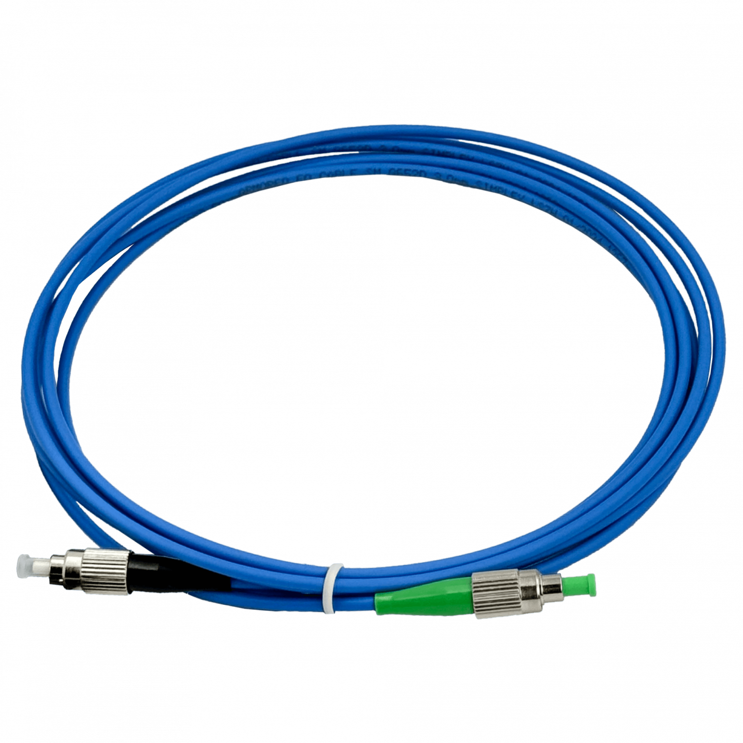 LSZH Blindado 3mt FC/UPC-FC/APC SM Simplex JumperFibra 3.0mm 9/125um 2