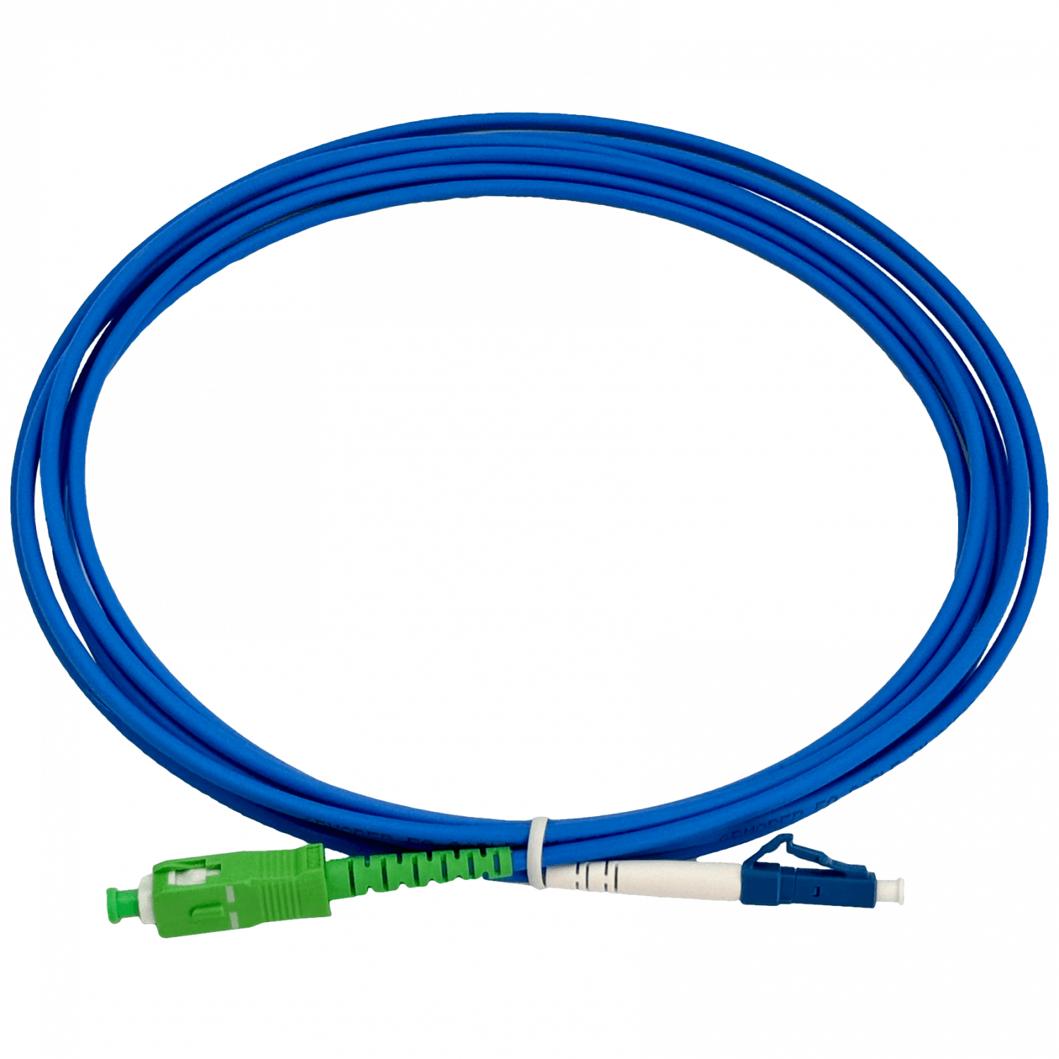 LSZH Blindado 5mt LC/UPC-SC/APC SM Simplex JumperFibra 3.0mm 9/125um 2