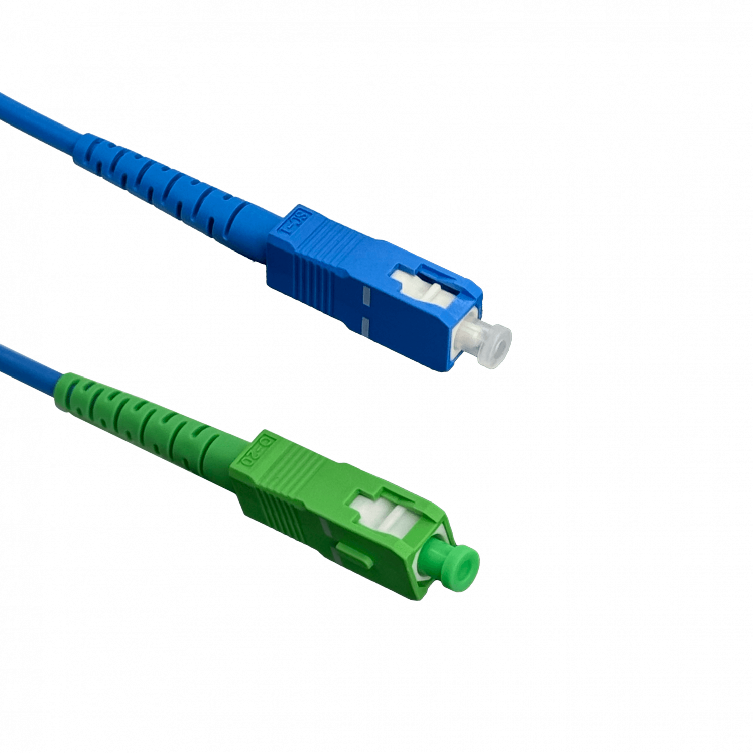 LSZH Blindado 2mt SC/APC-SC/UPC SM Simplex JumperFibra 3.0mm 9/125um 1