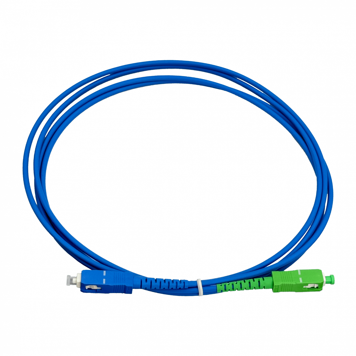 LSZH Blindado 2mt SC/APC-SC/UPC SM Simplex JumperFibra 3.0mm 9/125um 2
