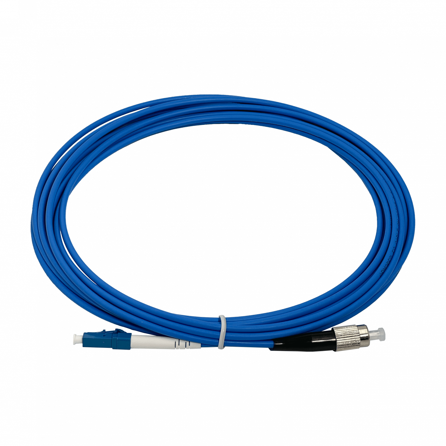 LSZH Blindado 5mt LC-FC SM Simplex Jumper Cable Fibra 3.0mm 9/125um 2