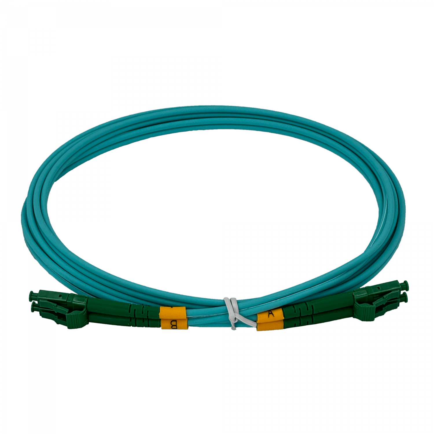 2mt LC/APC-LC/APC OM3 Multimodo MM Duplex Jumper Fibra LSZH 2