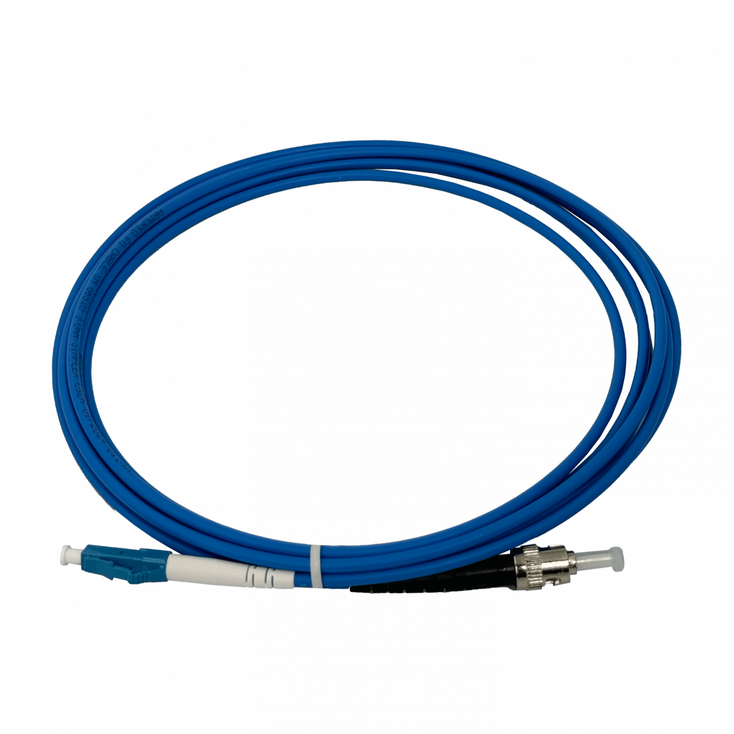 LSZH Blindado 3mt LC-ST Mono SM Simplex Jumper Cable Fibra 3.0mm 9/125 1
