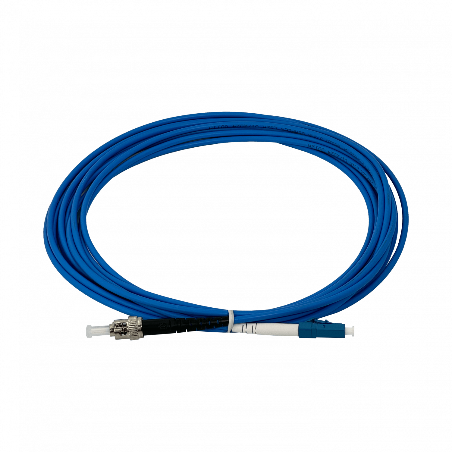 LSZH Blindado 5mt LC-ST Mono SM Simplex Jumper Cable Fibra 3.0mm 9/125 3
